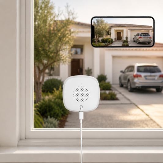 Videocamera Wi-Fi da Finestra con MicroSD 32 GB