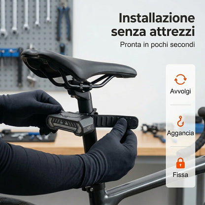 Vialuce – Luce Posteriore per Bici con Proiezione a Freccia
