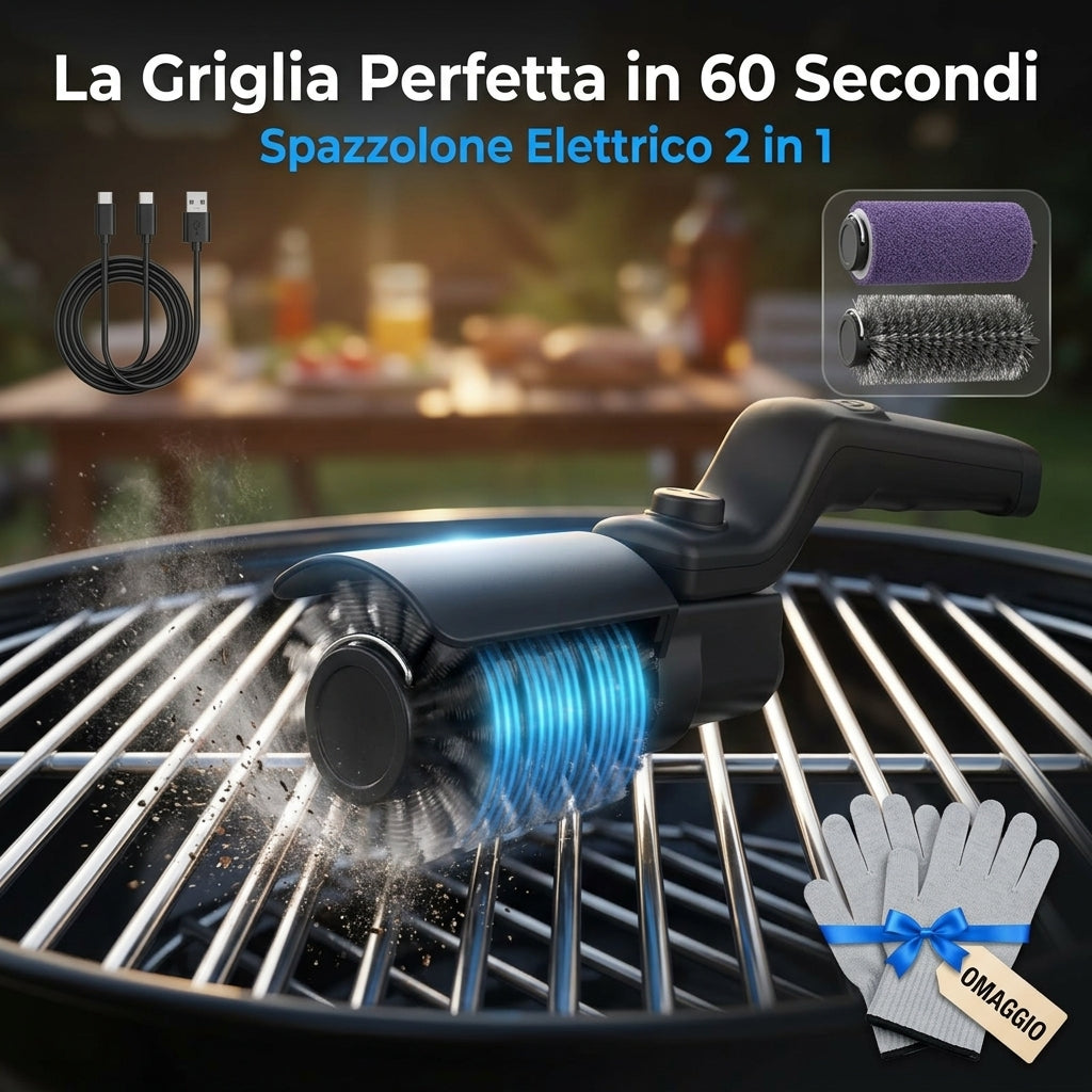 GrillX – Spazzola Elettrica per Barbecue