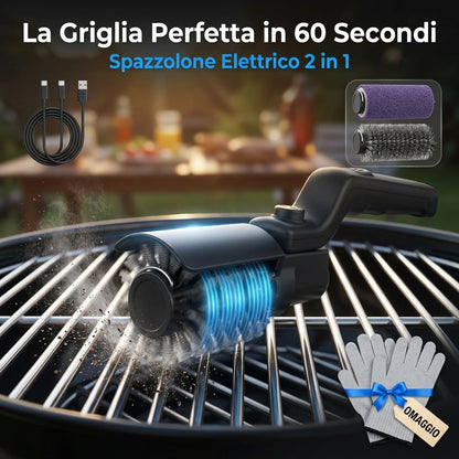 GrillX – Spazzola Elettrica per Barbecue