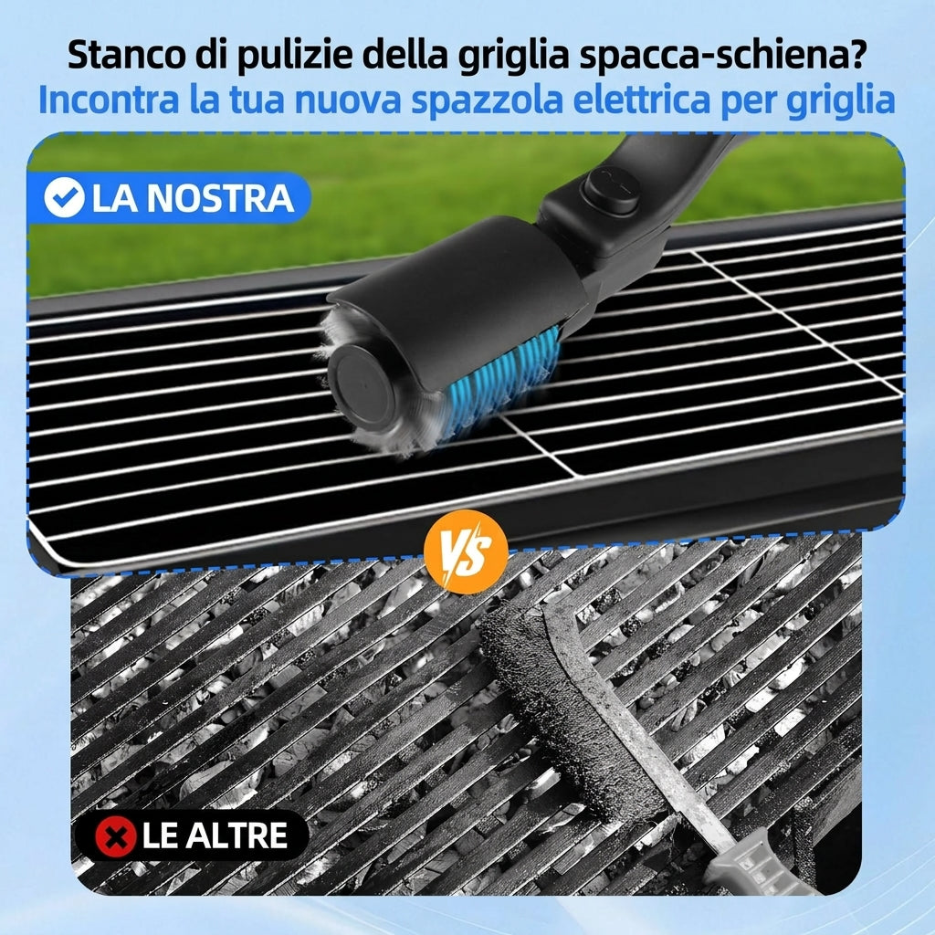 GrillX – Spazzola Elettrica per Barbecue