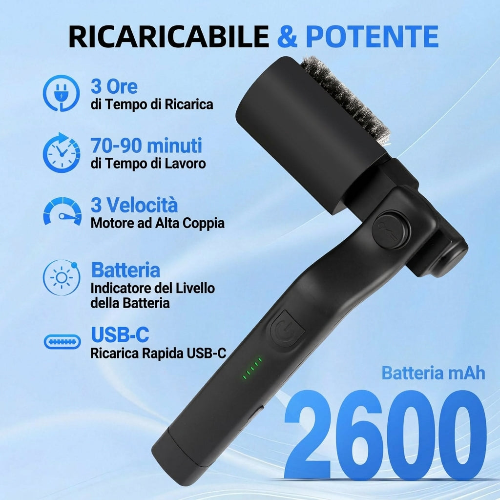 GrillX – Spazzola Elettrica per Barbecue